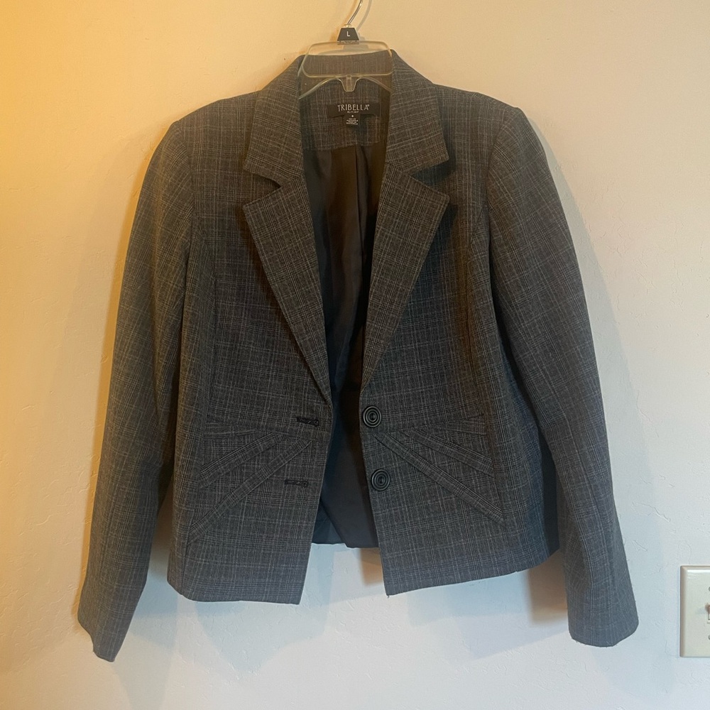 Tribella Gray Women's Blazer